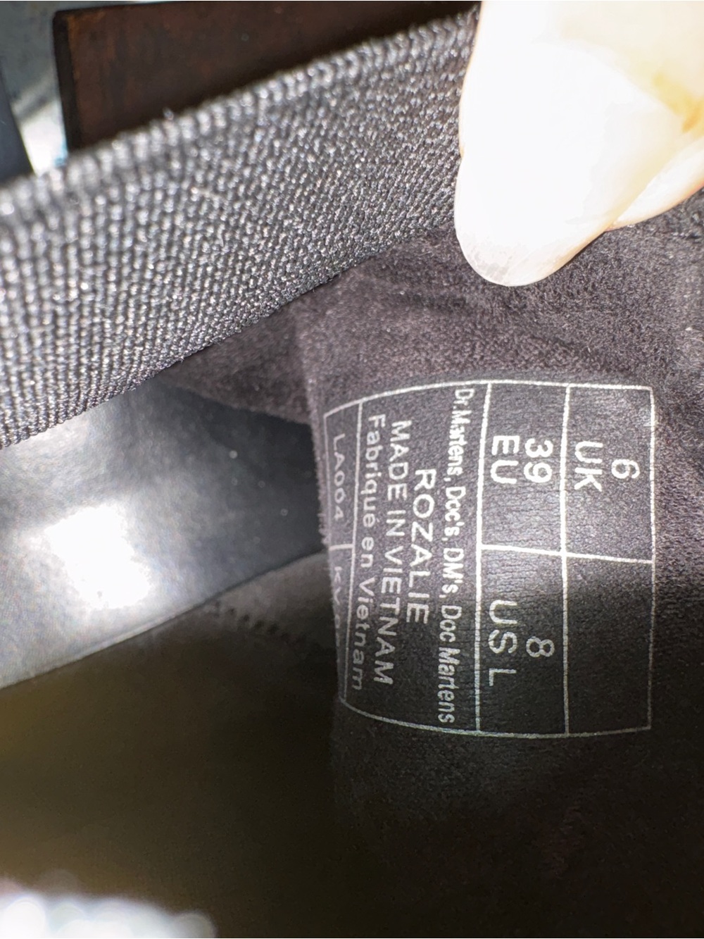 Dr. Martens Black Patent Lug Sole Chelsea Boots. Air Ware - Picture 3 of 15